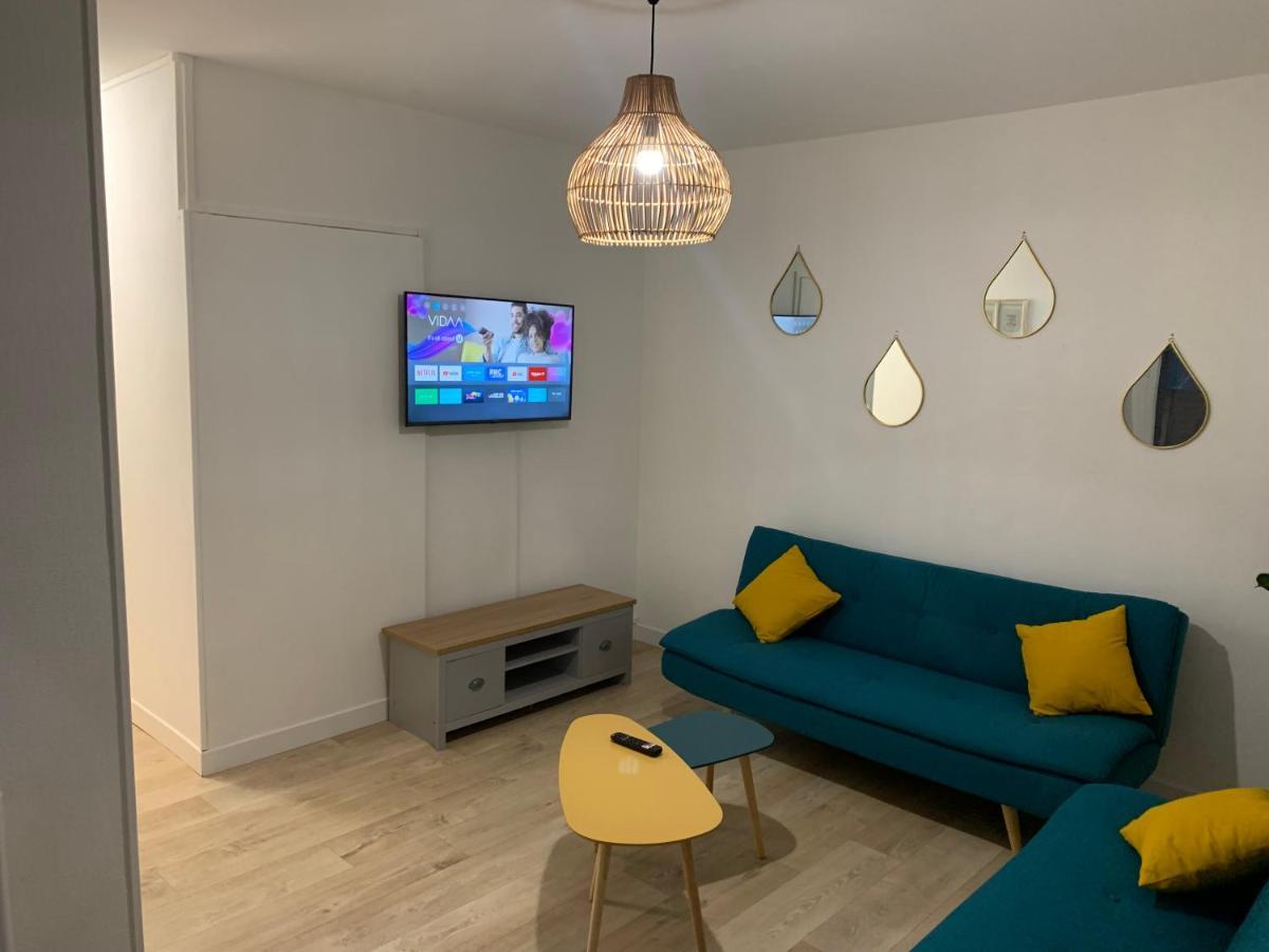 L Effet Mer 70M2 Avec 2 Chambres Doubles Avec Parking 1 Voiture Gratuit, Netflix Disney Plus Disponible Lits Faits A L Arrive Serviettes De Toilettes Fournies Dieppe Exterior foto